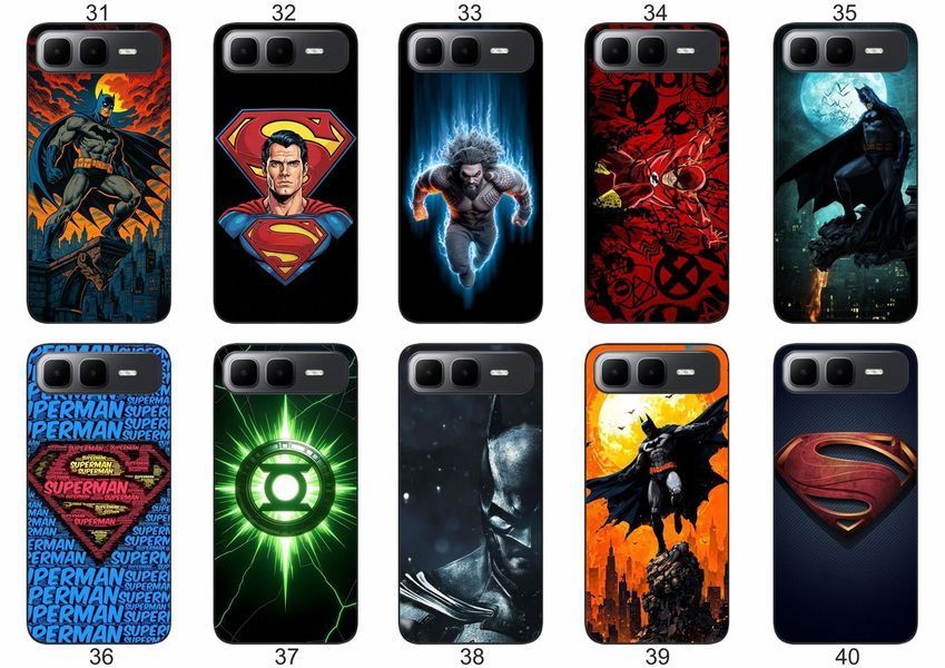 Силіконовий чохол DC Comics для Infinix Smart 10 Plus (X6725B) супергеройська естетика &mdash; чохол з принтом для смартфона