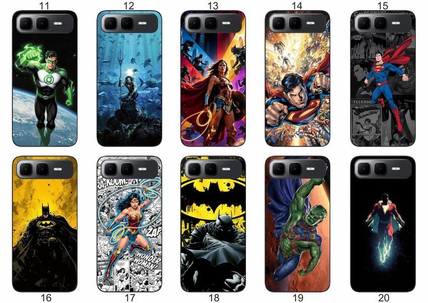 Силіконовий чохол DC Comics для Infinix Smart 10 Plus (X6725B) супергеройська естетика &mdash; чохол з принтом для смартфона