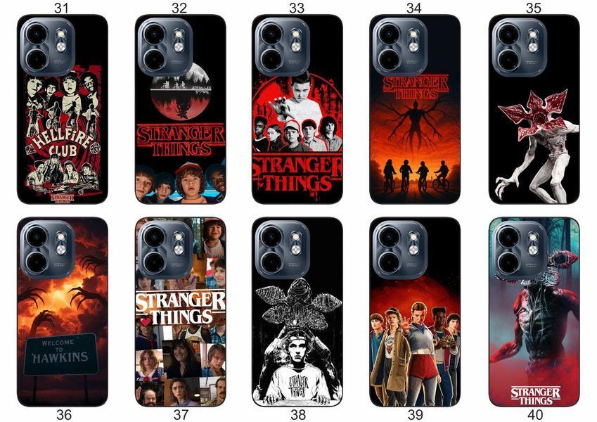 Силіконовий чохол Дуже дивні справи Stranger Things для Infinix Hot 50i фантастичний дизайн і надійний захист &mdash; чохол з принтом для смартфона