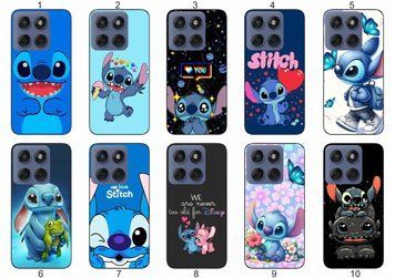 Силіконовий чохол Stitch Стіч для Motorola Edge 60 пустотливий принт і захист &mdash; чохол з принтом для смартфона
