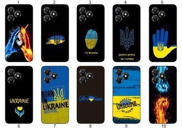 Силіконовий чохол Україна Ukraine для ZTE Blade A36 стильний національний дизайн &mdash; чохол з принтом для смартфона