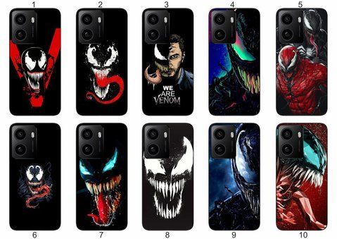 Силіконовий чохол Venom Веном для HMD Pulse Pro драматичний контраст і захист &mdash; чохол з принтом для смартфона