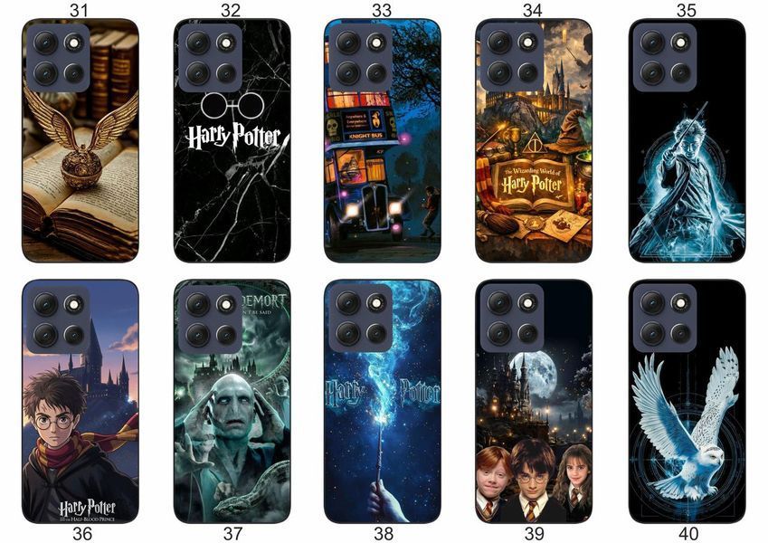 Силіконовий чохол Гаррі Поттер Harry Potter для Motorola G86 5G магія Гоґвортсу та культовий дизайн &mdash; чохол з принтом для смартфона