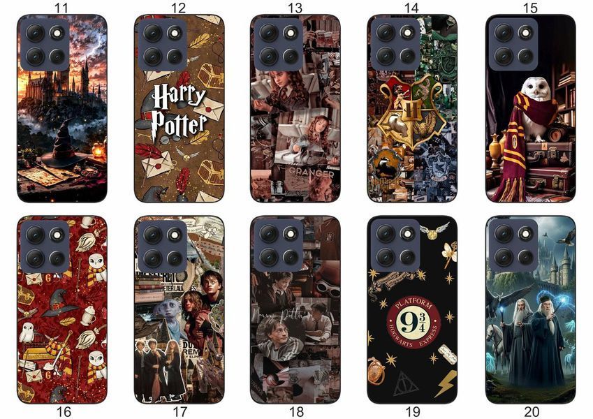 Силіконовий чохол Гаррі Поттер Harry Potter для Motorola G86 5G магія Гоґвортсу та культовий дизайн &mdash; чохол з принтом для смартфона