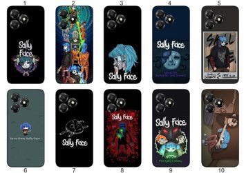 Силіконовий чохол Саллі Фейс Sally Face для ZTE Blade A36 загадковий дизайн &mdash; чохол з принтом для смартфона