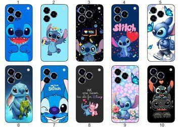 Силіконовий чохол Stitch Стіч для ZTE Blade A76 пустотливий принт і захист &mdash; чохол з принтом для смартфона