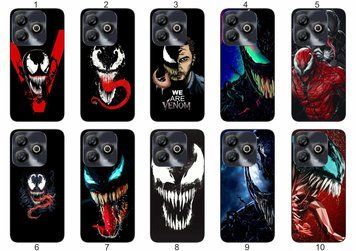Силіконовий чохол Venom Веном для ZTE Blade A75 4G драматичний контраст і захист &mdash; чохол з принтом для смартфона