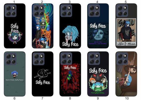 Силіконовий чохол Саллі Фейс Sally Face для Motorola G86 5G загадковий дизайн &mdash; чохол з принтом для смартфона