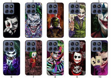 Силіконовий чохол Joker Джокер Harley Quinn Харлі Квін для Motorola Edge 60 харизма та захист &mdash; чохол з принтом для смартфона