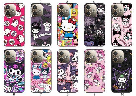 Силіконовий чохол Куромі Kuromi Hello Kitty для OPPO A5 Pro мила естетика з зухвалим акцентом &mdash; чохол з принтом для смартфона