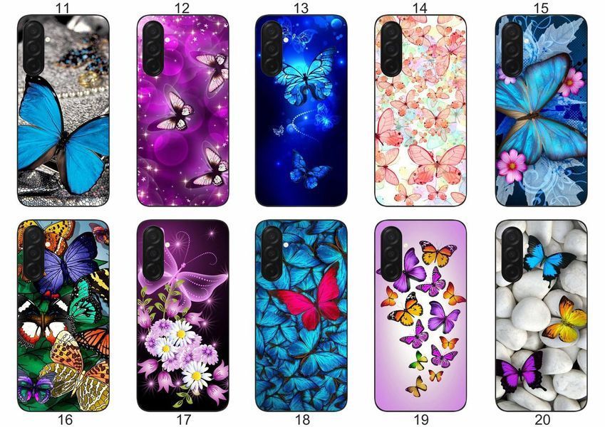 Силіконовий чохол Метелики та Ловець снів для Samsung Galaxy A57 легка повітряна естетика &mdash; чохол з принтом для смартфона