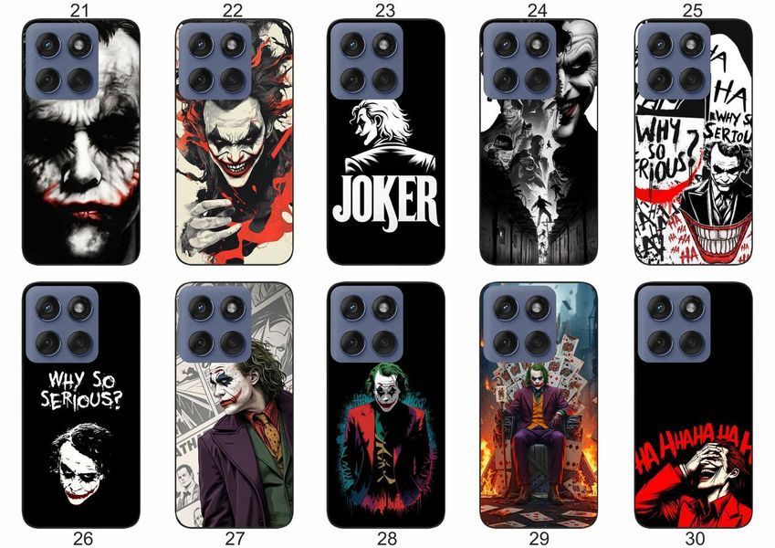 Силіконовий чохол Joker Джокер Harley Quinn Харлі Квін для Motorola Edge 60 харизма та захист &mdash; чохол з принтом для смартфона