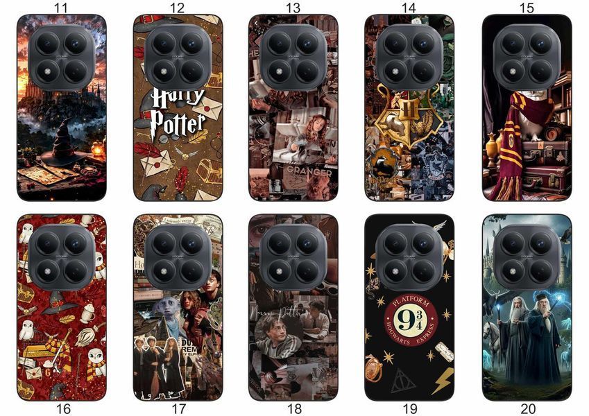 Силіконовий чохол Гаррі Поттер Harry Potter для Xiaomi Redmi Note 15 Pro 4G магія Гоґвортсу та культовий дизайн &mdash; чохол з принтом для смартфона