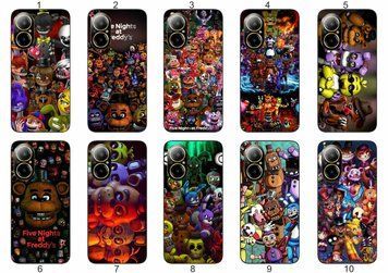 Силіконовий чохол Freddy FNAF Фредді Фазбер для Realme C67 4G атмосферний принт і захист &mdash; чохол з принтом для смартфона