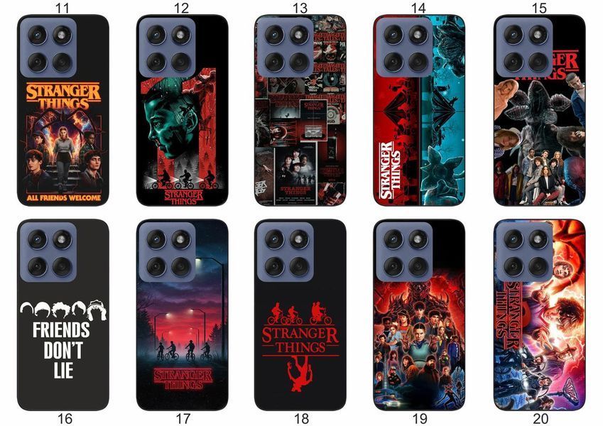 Силіконовий чохол Дуже дивні справи Stranger Things для Motorola Edge 60 фантастичний дизайн і надійний захист &mdash; чохол з принтом для смартфона