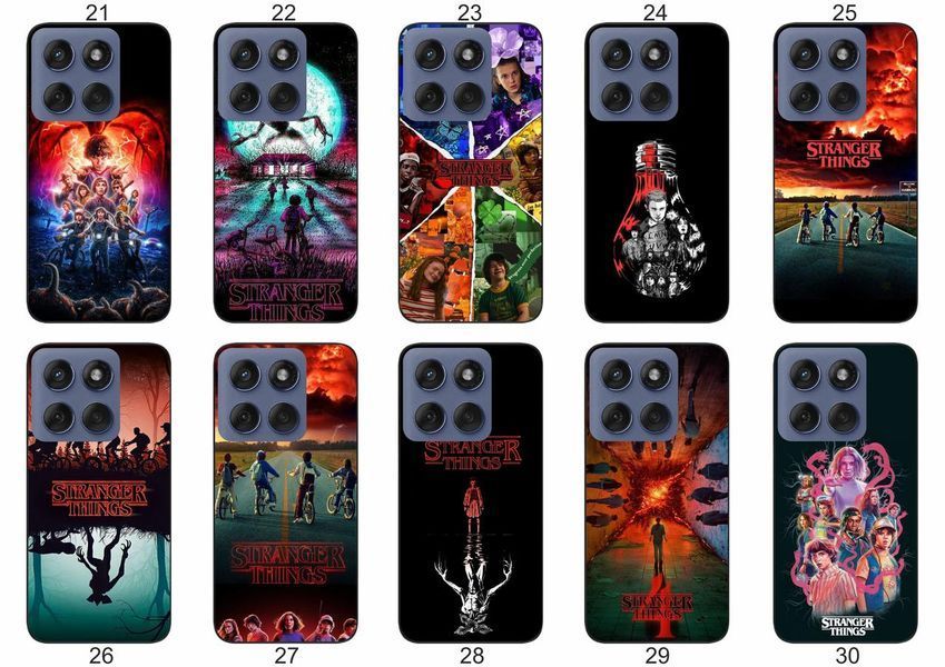 Силіконовий чохол Дуже дивні справи Stranger Things для Motorola Edge 60 фантастичний дизайн і надійний захист &mdash; чохол з принтом для смартфона