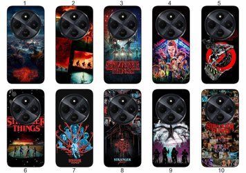 Силіконовий чохол Дуже дивні справи Stranger Things для Xiaomi Poco C75 фантастичний дизайн і надійний захист &mdash; чохол з принтом для смартфона