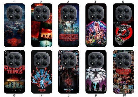 Силіконовий чохол Дуже дивні справи Stranger Things для Xiaomi Redmi Note 15 Pro 5G фантастичний дизайн і надійний захист &mdash; чохол з принтом для смартфона