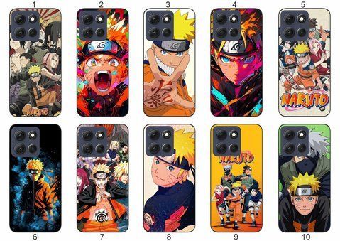 Силіконовий чохол з аніме Наруто Anime Naruto для Motorola G86 5G вислови свою фанатську любов &mdash; чохол з принтом для смартфона