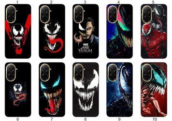 Силіконовий чохол Venom Веном для Xiaomi Redmi A5 драматичний контраст і захист &mdash; чохол з принтом для смартфона