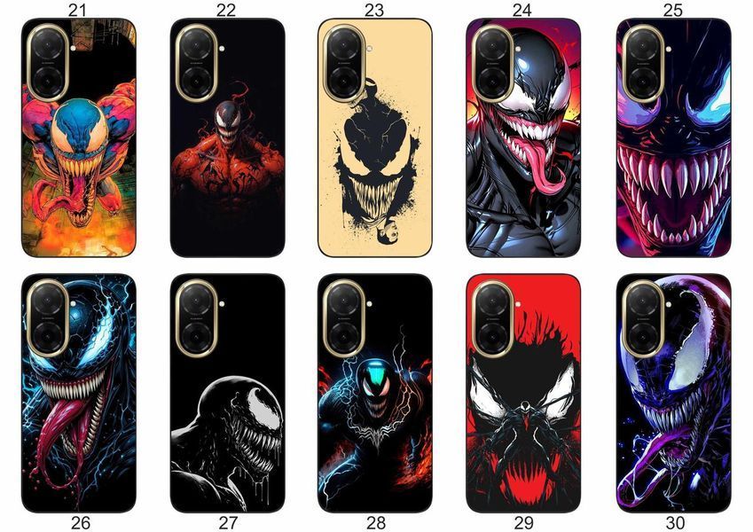 Силіконовий чохол Venom Веном для Xiaomi Redmi A5 драматичний контраст і захист &mdash; чохол з принтом для смартфона