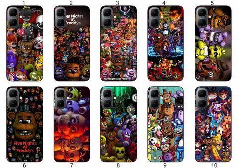 Силіконовий чохол Freddy FNAF Фредді Фазбер для Infinix Smart 10 (X6725) атмосферний принт і захист &mdash; чохол з принтом для смартфона