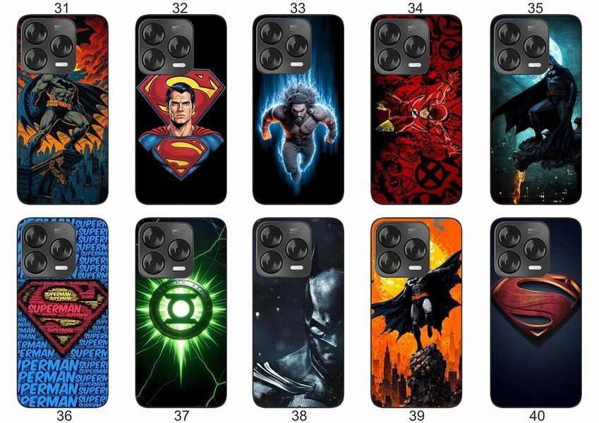 Силіконовий чохол DC Comics для ZTE Blade V70 Design 4G супергеройська естетика &mdash; чохол з принтом для смартфона