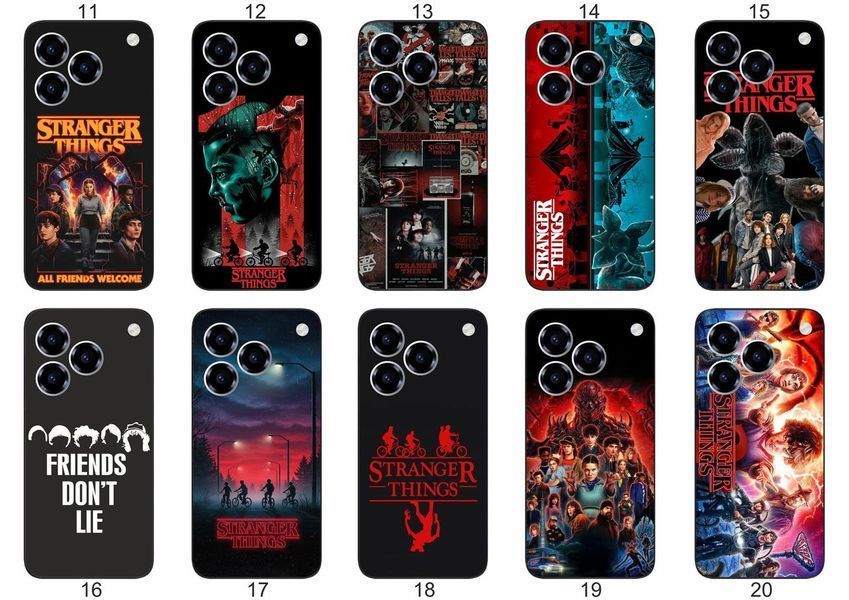 Силіконовий чохол Дуже дивні справи Stranger Things для ZTE Blade A76 фантастичний дизайн і надійний захист &mdash; чохол з принтом для смартфона