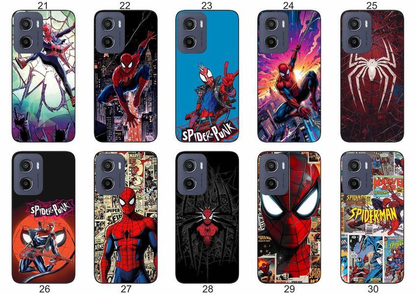 Силіконовий чохол Spider Man Людина-павук для Motorola Moto G05 комікс стиль і захист &mdash; чохол з принтом для смартфона