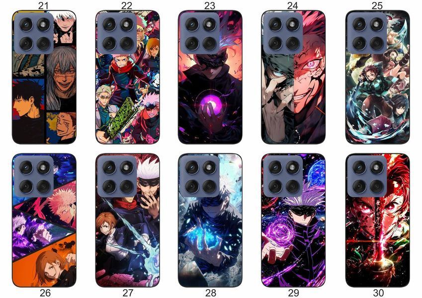 Силіконовий чохол із принтом Аніме для Motorola Edge 60 Fusion виразити свою фанатську любов до Аніме &mdash; чохол з принтом для смартфона