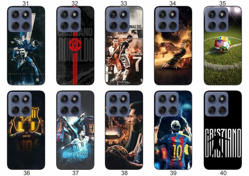 Силіконовий чохол Футбол для Motorola Edge 60 динамічний стиль для справжніх фанатів &mdash; чохол з принтом для смартфона