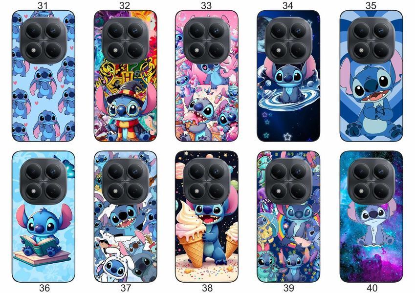 Силіконовий чохол Stitch Стіч для Xiaomi Redmi Note 15 Pro+ 5G пустотливий принт і захист &mdash; чохол з принтом для смартфона