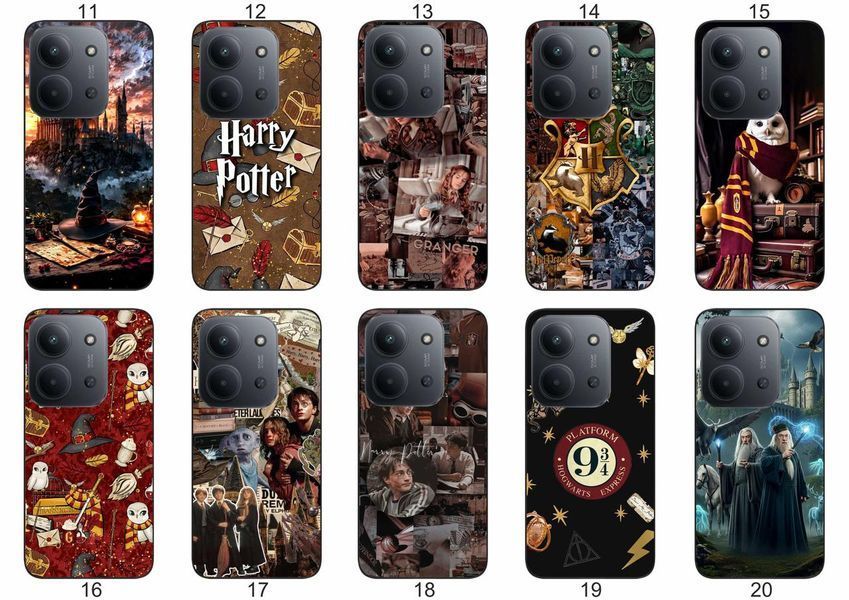 Силіконовий чохол Гаррі Поттер Harry Potter для Xiaomi Redmi 15C магія Гоґвортсу та культовий дизайн &mdash; чохол з принтом для смартфона