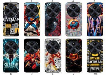 Силіконовий чохол DC Comics для Xiaomi Redmi 14C супергеройська естетика &mdash; чохол з принтом для смартфона