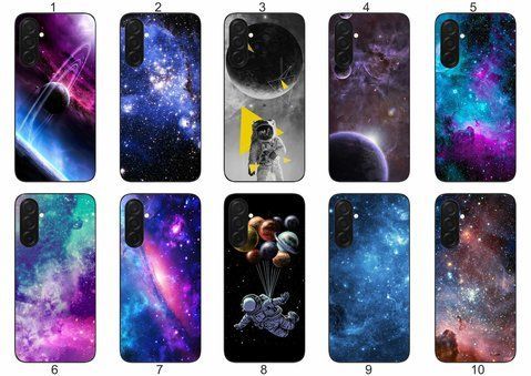 Силіконовий чохол Космос для Motorola G06 чарівна естетика галактики &mdash; чохол з принтом для смартфона