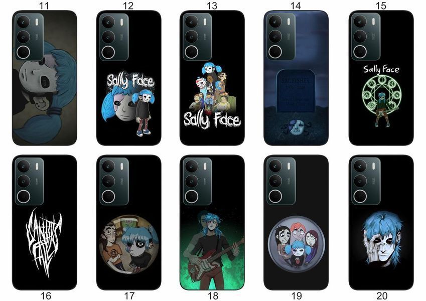 Силіконовий чохол Саллі Фейс Sally Face для Realme C71 4G загадковий дизайн &mdash; чохол з принтом для смартфона
