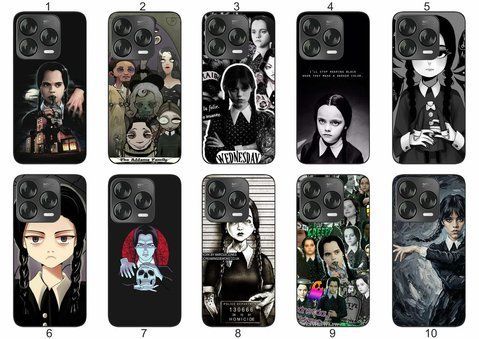 Силіконовий чохол Wednesday Addams Венздей для ZTE Blade V70 Vita 4G темна естетика та мінімалізм &mdash; чохол з принтом для смартфона
