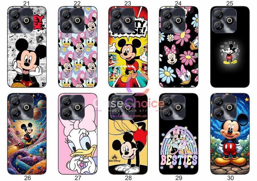 Силіконовий чохол Мікі Маус Mickey Mouse для ZTE Blade A75 4G діснеївська естетика &mdash; чохол з принтом для смартфона