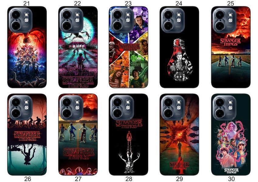 Силіконовий чохол Дуже дивні справи Stranger Things для Infinix Smart 9 4G фантастичний дизайн і надійний захист &mdash; чохол з принтом для смартфона