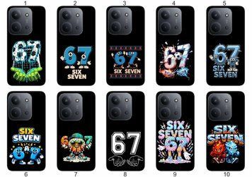 Силіконовий чохол 6-7 Шість Сім Six-Seven для Xiaomi Redmi 15C мемний дизайн &mdash; чохол з принтом для смартфона