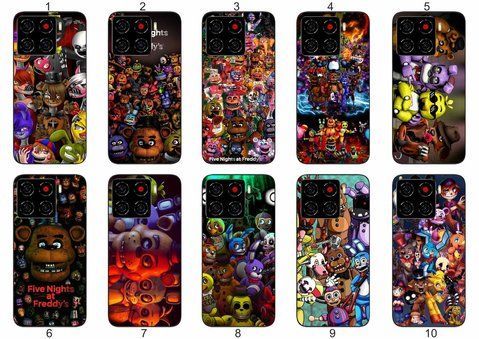 Силіконовий чохол Freddy FNAF Фредді Фазбер для ZTE Blade A56 атмосферний принт і захист &mdash; чохол з принтом для смартфона