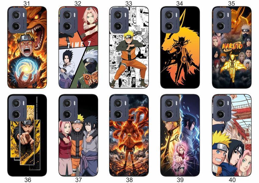 Силіконовий чохол з аніме Наруто Anime Naruto для Motorola Moto G05 вислови свою фанатську любов &mdash; чохол з принтом для смартфона