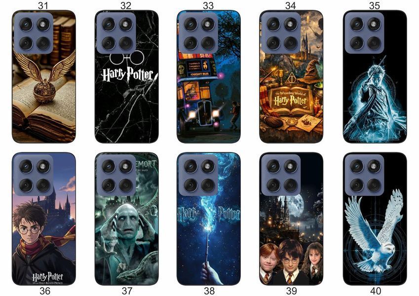 Силіконовий чохол Гаррі Поттер Harry Potter для Motorola Edge 60 магія Гоґвортсу та культовий дизайн &mdash; чохол з принтом для смартфона
