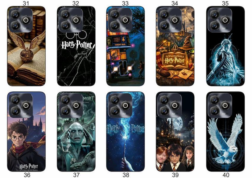Силіконовий чохол Гаррі Поттер Harry Potter для ZTE Blade A75 4G магія Гоґвортсу та культовий дизайн &mdash; чохол з принтом для смартфона