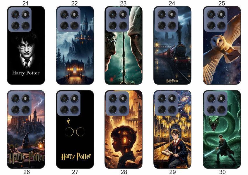 Силіконовий чохол Гаррі Поттер Harry Potter для Motorola Edge 60 магія Гоґвортсу та культовий дизайн &mdash; чохол з принтом для смартфона