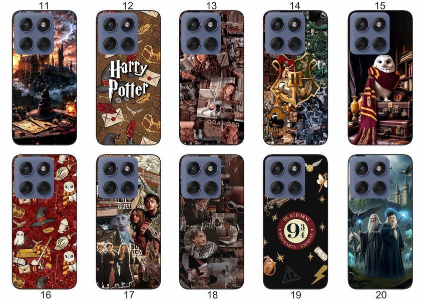 Силіконовий чохол Гаррі Поттер Harry Potter для Motorola Edge 60 магія Гоґвортсу та культовий дизайн &mdash; чохол з принтом для смартфона