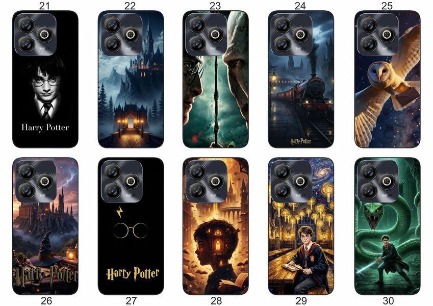 Силіконовий чохол Гаррі Поттер Harry Potter для ZTE Blade A75 4G магія Гоґвортсу та культовий дизайн &mdash; чохол з принтом для смартфона