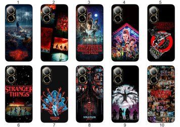 Силіконовий чохол Дуже дивні справи Stranger Things для Realme C67 4G фантастичний дизайн і надійний захист &mdash; чохол з принтом для смартфона