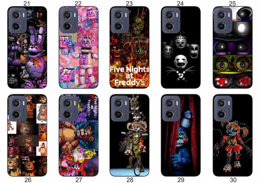Силіконовий чохол Freddy FNAF Фредді Фазбер для Motorola Moto G05 атмосферний принт і захист &mdash; чохол з принтом для смартфона