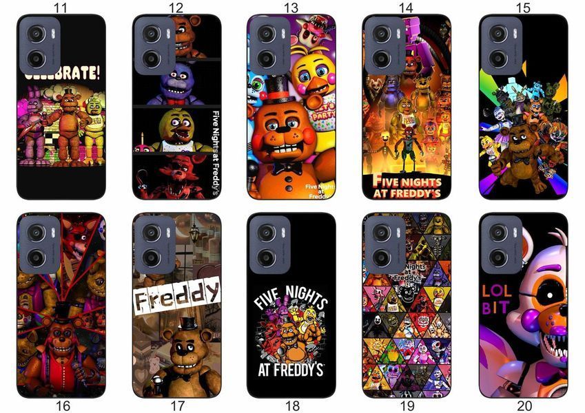 Силіконовий чохол Freddy FNAF Фредді Фазбер для Motorola Moto G05 атмосферний принт і захист &mdash; чохол з принтом для смартфона